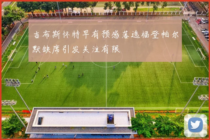 吉布斯怀特早有预感落选福登帕尔默缺席引发关注有限